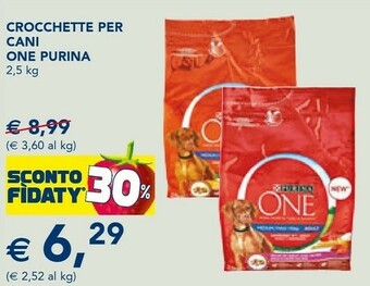 Esselunga Purina One Crocchette Per Cani offerta