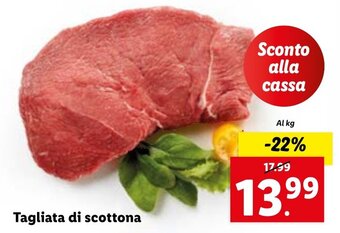 Lidl Tagliata di scottona offerta