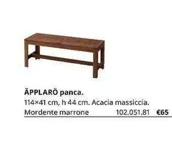 IKEA Àpplarò Panca offerta