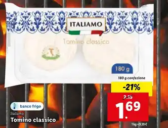 Lidl Italiamo Tomino classico 180 g offerta