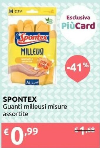 Ipersoap Spontex Guanti Milleusi offerta