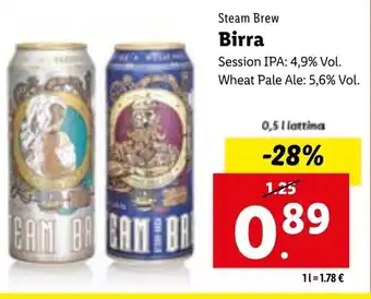 Lidl Steam Brew Birra 0,5 l offerta