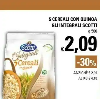 Basko Scotti Gli Integrali 5 Cereali Con Quinoa 500 G(ml) offerta