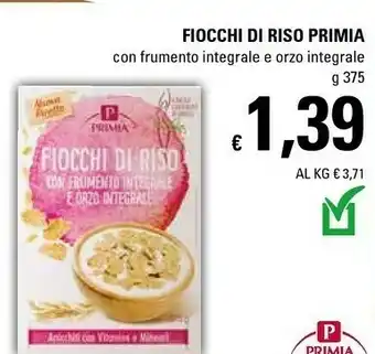 Basko Primia Fiocchi Di Riso E Frumento Integrale Bio offerta