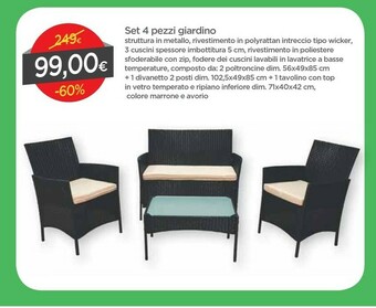 DPiù Arredo giardino offerta