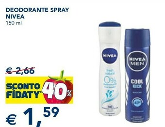 Esselunga Nivea 82237 Deodorante Deodorante Spray 150 Ml offerta