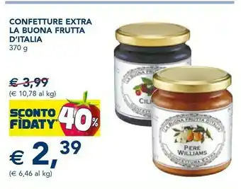 La buona frutta d'italia Confettura Extra Pere Williams 370 G(ml)