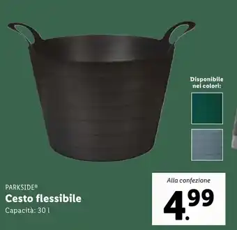 Lidl PARKSIDEⓇ Cesto flessibile Capacità: 30 l offerta