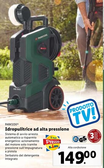 Lidl PARKSIDEⓇ Idropulitrice ad alta pressione offerta