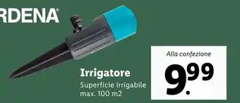 Lidl Irrigatore Superficie irrigabile max. 100 m2 offerta