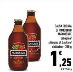 Conad City Agromonte salsa pronta di pomodoro offerta