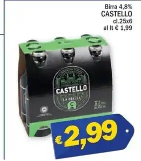 Ard Discount Castello birra 4,8% offerta