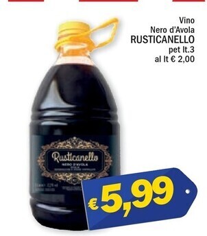 Rusticanello - vino nero d'avola