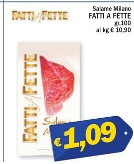 Fatti a fette salame milano