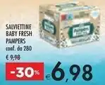 Bennet Pampers salviettine baby fresh offerta