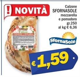 Ard Discount Sfornasole calzone mozzarella e pomodoro offerta