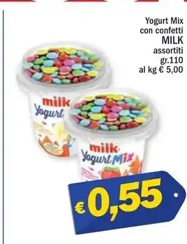 Ard Discount Milk yogurt mix con confetti offerta