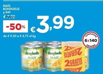 Bennet Bonduelle mais offerta