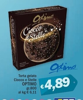 Ard Discount Optimo torta gelato ciocco e stelle offerta