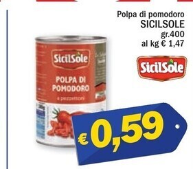 Ard Discount Sicilsole polpa di pomodoro offerta