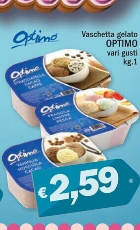 Ard Discount Optimo vaschetta gelato offerta