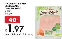 Bennet Casa modena tacchino arrosto liberamente offerta