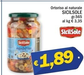 Ard Discount Sicilsole ortoriso al naturale offerta
