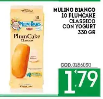 Eurocash MULINO BIANCO 10 PLUMCAKE CLASSICO CON YOGURT 330 GR offerta