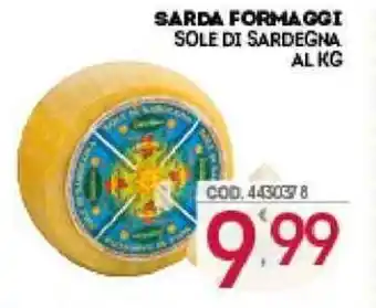 Eurocash SARDA FORMAGGI SOLE DI SARDEGNA AL KG offerta