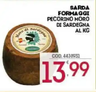 SARDA FORMAGGI PECORINO MORO DI SARDEGNA AL KG