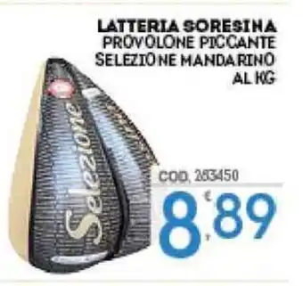 Eurocash LATTERIA SORESINA PROVOLONE PICCANTE SELEZIONE MANDARINO ALKG offerta