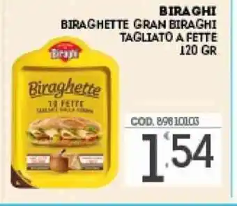 Eurocash BIRAGHI BIRAGHETTE GRAN BIRAGHI TAGLIATO A FETTE 120 GR offerta