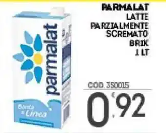 Eurocash PARMALAT LATTE PARZIALMENTE SCREMATO BRIK 1LT offerta