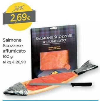 DPiù Salmone Scozzese Affumicato offerta