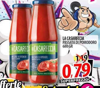 Il Genio Supermercato LA CASARECCIA PASSATA DI POMODORO 680 GR offerta