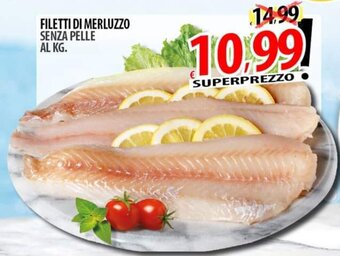 Il Genio Supermercato FILETTI DI MERLUZZO SENZA PELLE offerta