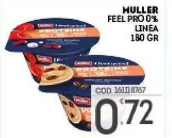 Eurocash MULLER FEEL PRO 0% LINEA 180 GR offerta