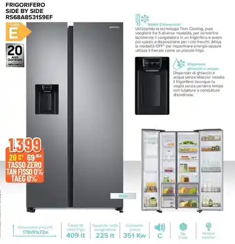 Expert Samsung FRIGORIFERO SIDE BY SIDE RS68A8531S9EF offerta