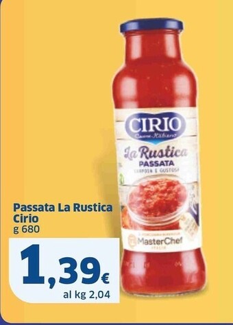 Sigma Cirio passata la rustica offerta