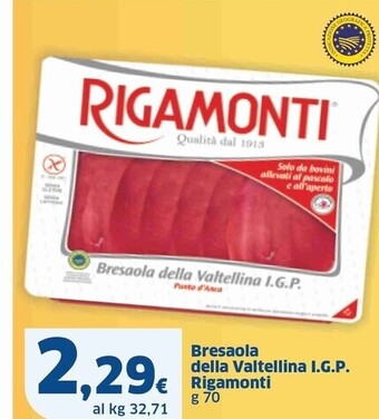 Sigma Rigamonti bresaola della valtellina i.g.p. offerta