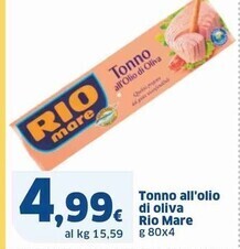 Sigma Rio mare tonno all'olio di oliva offerta