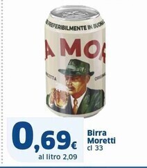 Sigma Moretti birra offerta