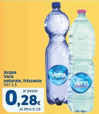 Sigma Vera acqua naturale , frizzante offerta