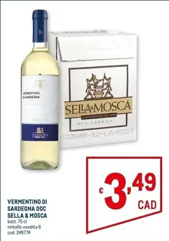 Sella & mosca vermentino di sardegna doc