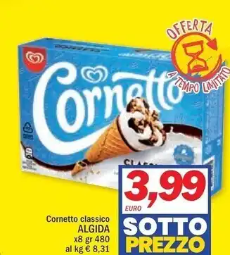 Algida cornetto classico