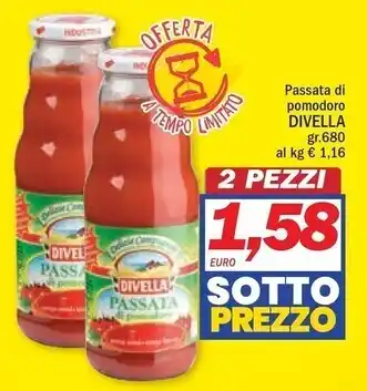 Ard Discount Divella passata di pomodoro offerta