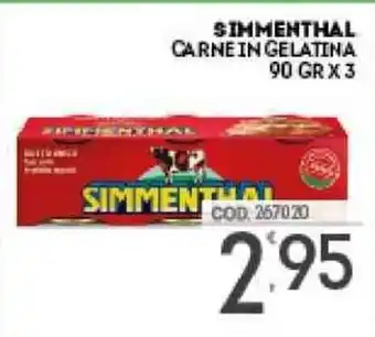 SIMMENTHAL CARNE IN GELATINA 90 GR X 3