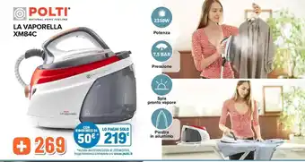 Expert POLTI LA VAPORELLA XM84C offerta