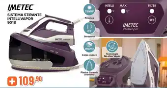 Expert IMETEC SISTEMA STIRANTE INTELLIVAPOR 9018 offerta