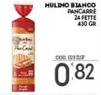 Eurocash MULINO BIANCO PANCARRÈ 24 FETTE 430 GR offerta